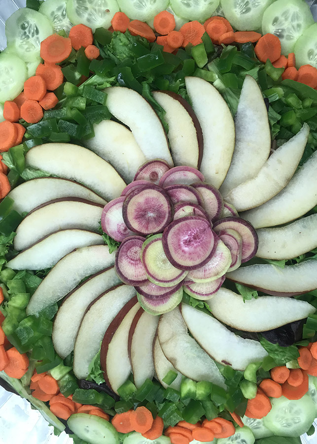 Seasonal vegetable platter